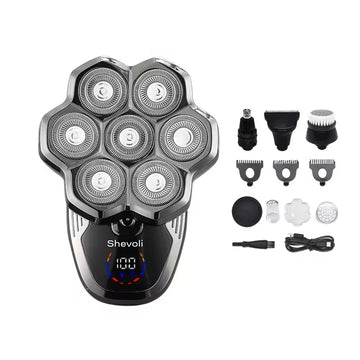 Men’s Electric Shaver – IPX5 Waterproof Full Head Shaver with USB